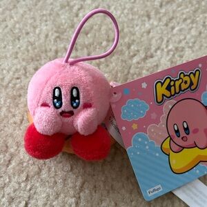 Pink Kirby Plush Keychain